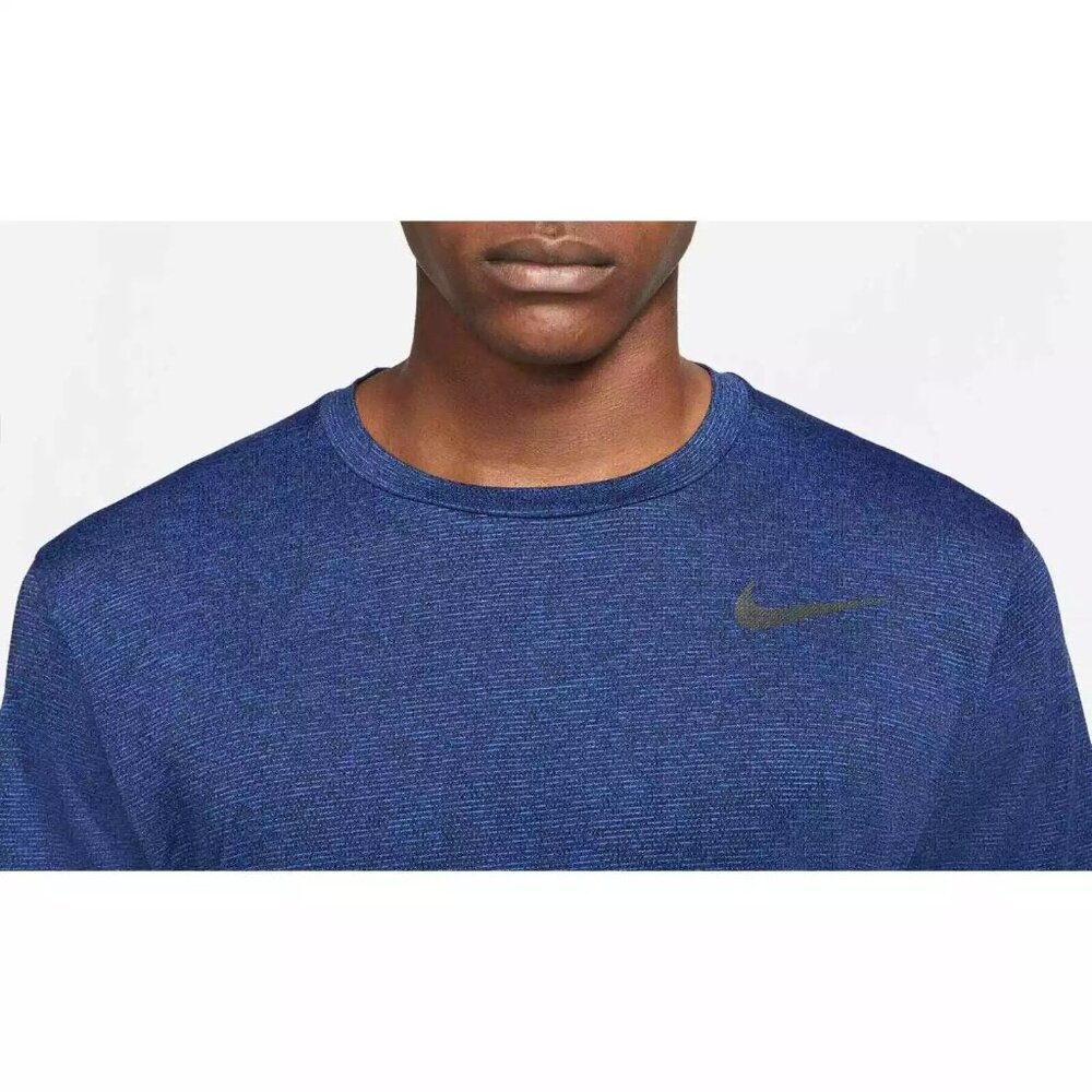 NIKE Men Dri-Fit Utility Static Training Tee Size Medium-Tall BLUE NWT MSRP $40 - Picture 3 of 11